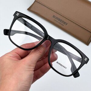 Burberry BE2361D 3001 BRAND NEW Eyeglasses Black Square Unisex